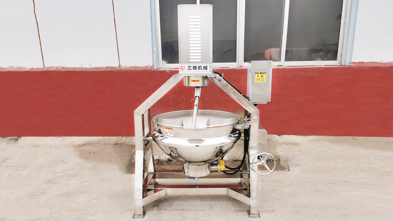 半自動行星炒鍋_自動攪拌炒鍋_行星炒鍋_攪拌炒鍋_炒料鍋_辣椒醬炒鍋_火鍋炒料機